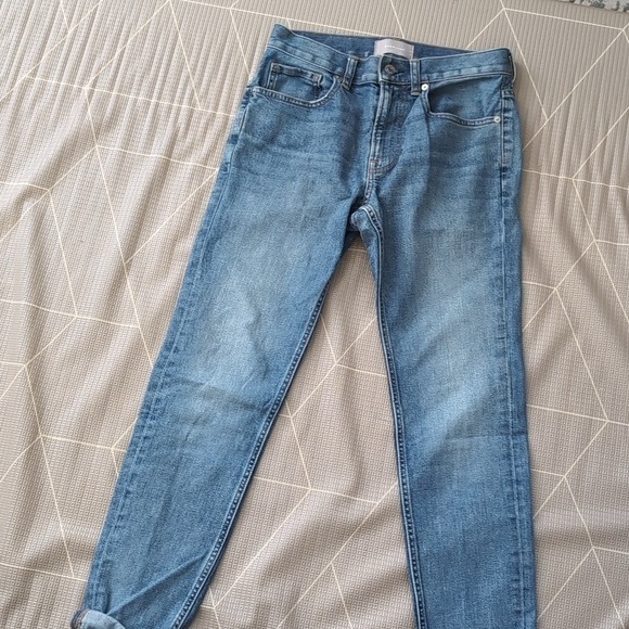 Everlane mens skinny jeans blue wash 30 x 30 - Picture 4 of 8